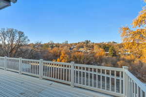 View of deck