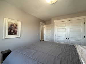 Bedroom with a closet