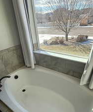 Bathroom with a wealth of natural light