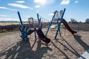 View of jungle gym