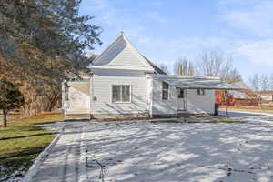 View of back of house