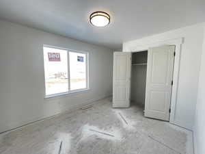 Bedroom #4 with a closet