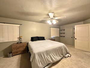 Large owner's bedroom with wide door entrance.