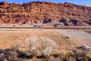 Property view of mountains featuring a rural view