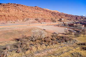 View of mountain feature featuring a rural view