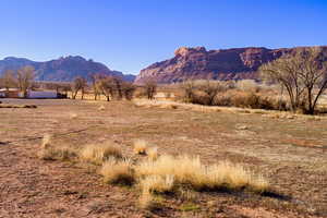 Property view of mountains featuring a rural view