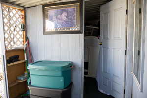 View of storage room