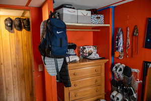 Bedroom featuring a textured ceiling