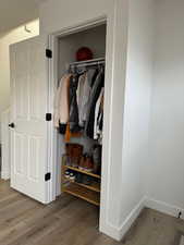 View of closet