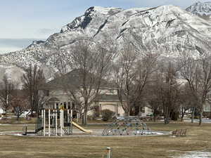 View of Tot Lot across the street