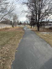 View of walking bath adjacent to backyard