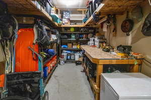 View of storage area