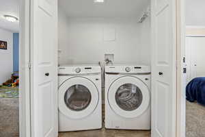 Laundry area