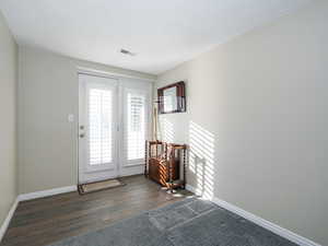 Basement walk out and foyer