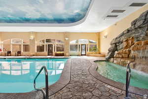 View of pool