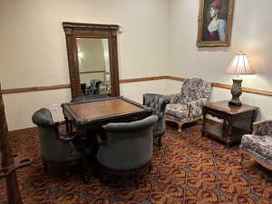 Lounging and game areas
