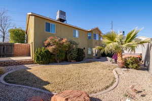 Back of property featuring a patio area