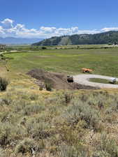 View of mountain feature with a rural view