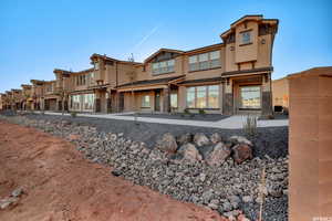 View of rear view of property