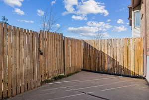 Fenced-in yard space