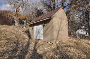 View of outbuilding