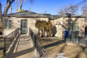 View of rear view of property