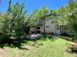 View of yard with a patio