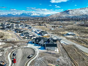 Bird's eye view featuring a mountain view