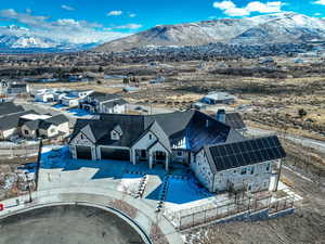 Bird's eye view featuring a mountain view