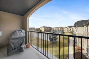 Balcony with grilling area