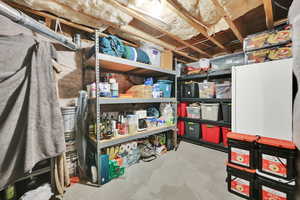 View of storage room