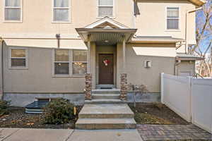 View of entrance to property