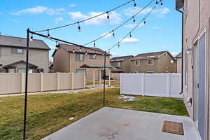 View of yard featuring a patio