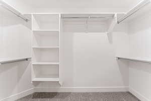 View of spacious closet
