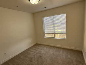 Spare room with carpet