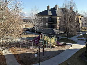 View of jungle gym