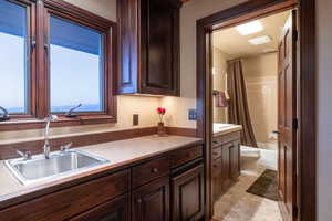 Kitchen featuring sink