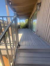 View of deck