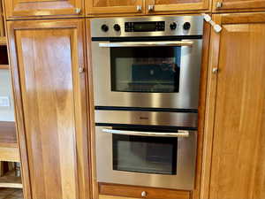 Kitchen with double oven