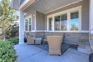 View of patio