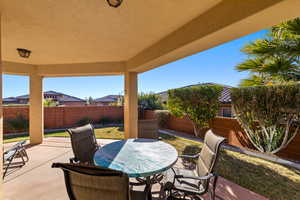 View of patio