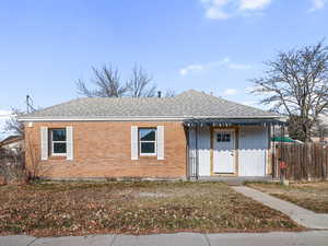 View of bungalow