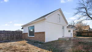 View of back of house