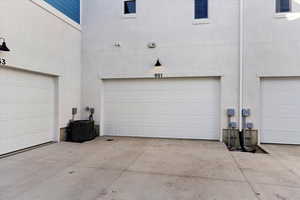 Garage featuring central AC