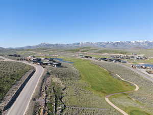 Aerial view of mountains