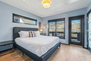 Bedroom featuring hardwood / wood-style floors