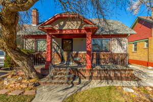 View of front of house with a porch