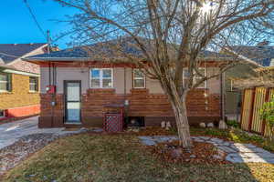 View of back of property