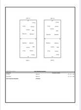 All units have the same floor plan.   One side is a mirror image of the other side.