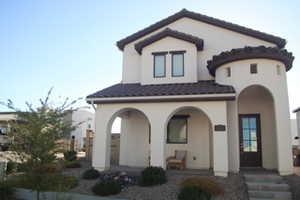 View of front of property with covered porch